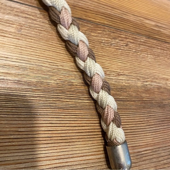 The Sak Tan and Brown Shoulder Bag with Braided Strap - Picture 3 of 14